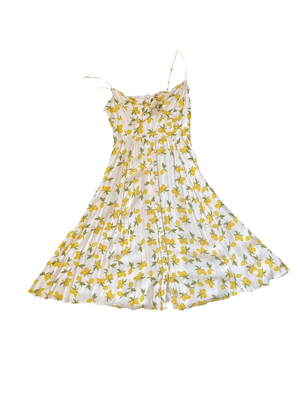 Yumi Kim Lemon Print Midi Dress